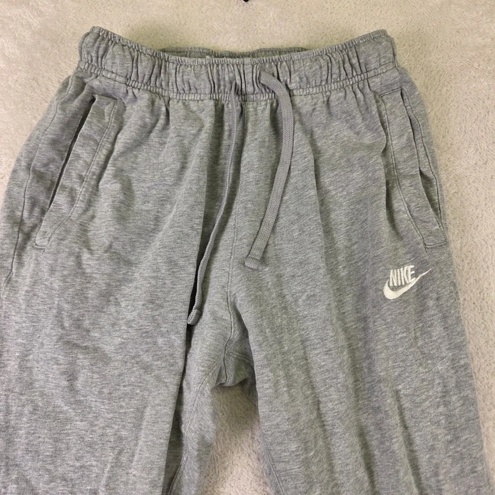 Nike Mens Sportswear Joggers Grey Heather Tapered Sweatpants Small 4100